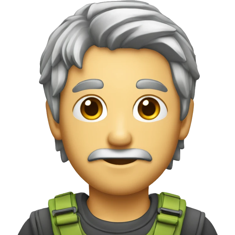 trentenaire très drôle avec une coupe éclatée  emoji