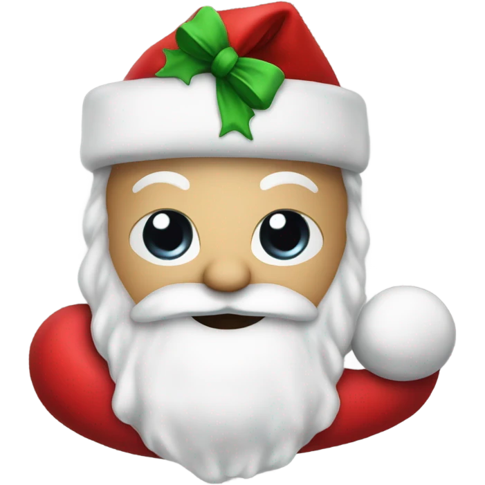 Santa sock emoji