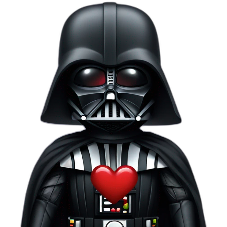 dard vader with heart emoji