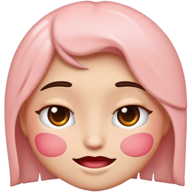 Emoji face in love emoji