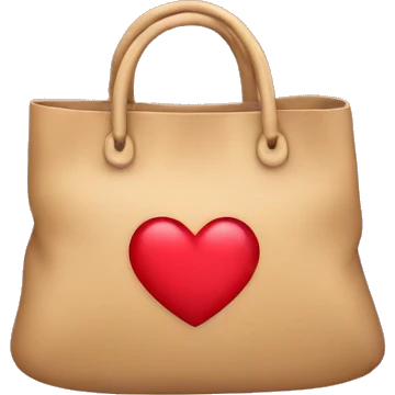 Bag in heart  emoji