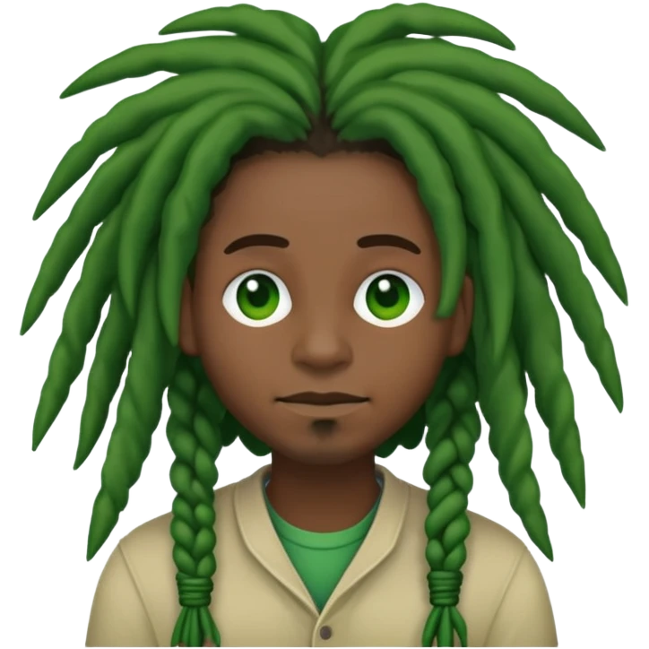 weed dreads emoji
