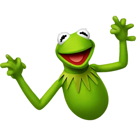 Kermit swinging  emoji