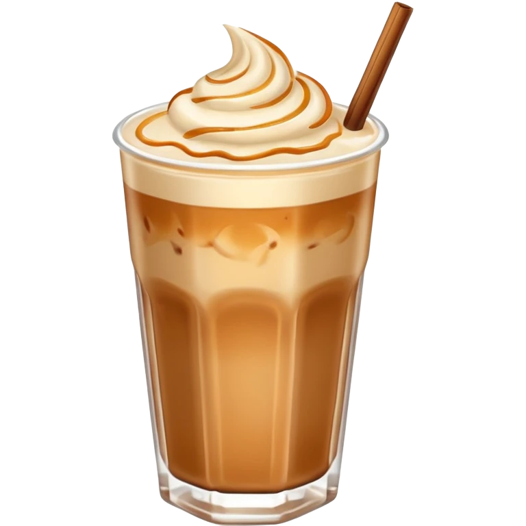 Iced chai  emoji