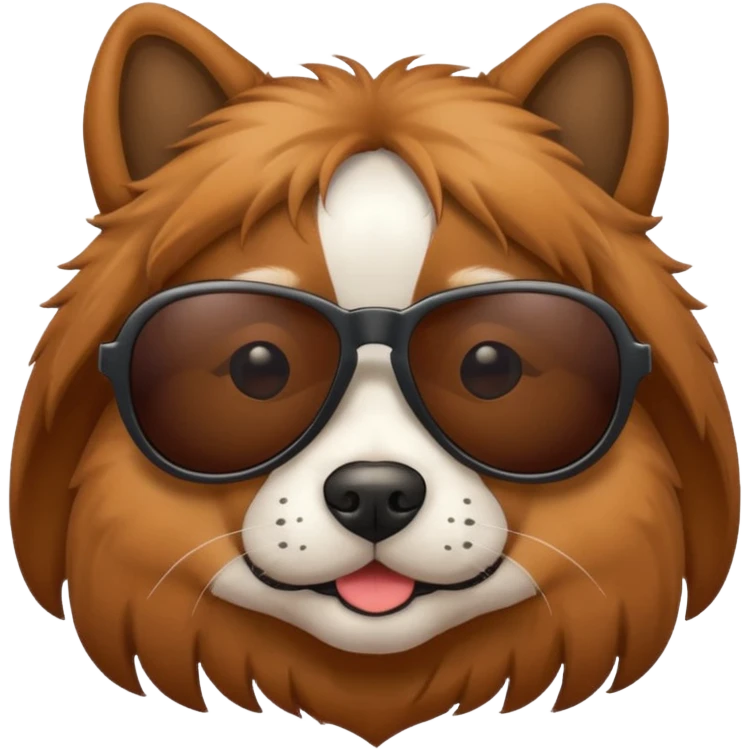 dog wearing sunglasses  emoji