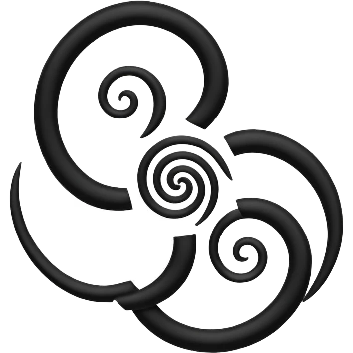 Triskelion faça um emoji desse símbolo  emoji