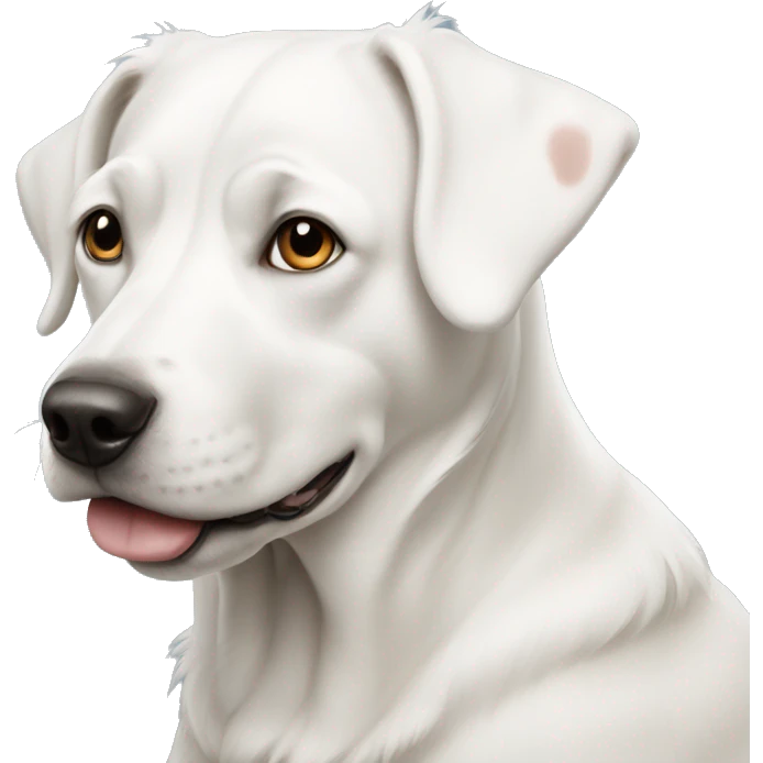 white-swiss-dog emoji