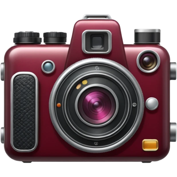 Pictures with burgundy camera emoji