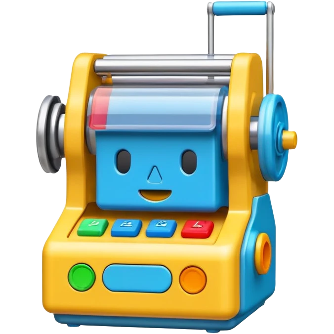 clav machine toy emoji