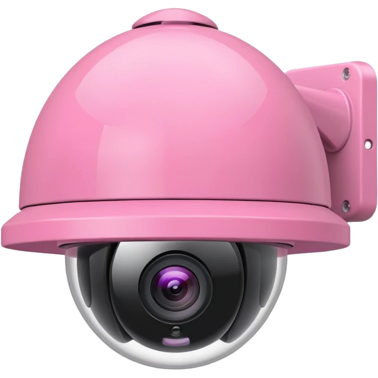 Security Camera pink  emoji