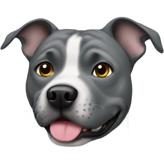 grey staffie  emoji