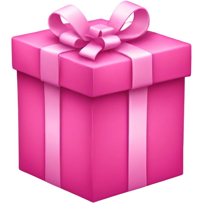 pink gift box emoji
