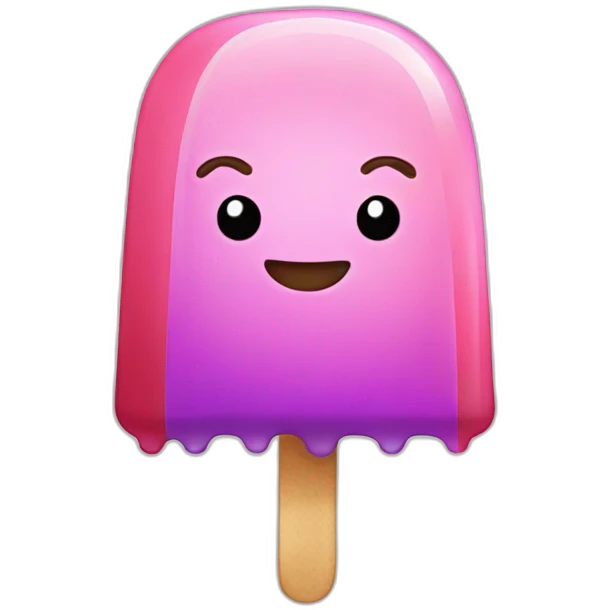 Large popsicle emoji