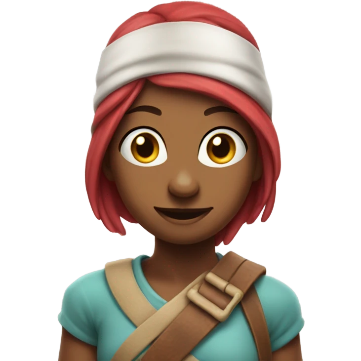Smirking Wenda from Sprunki emoji