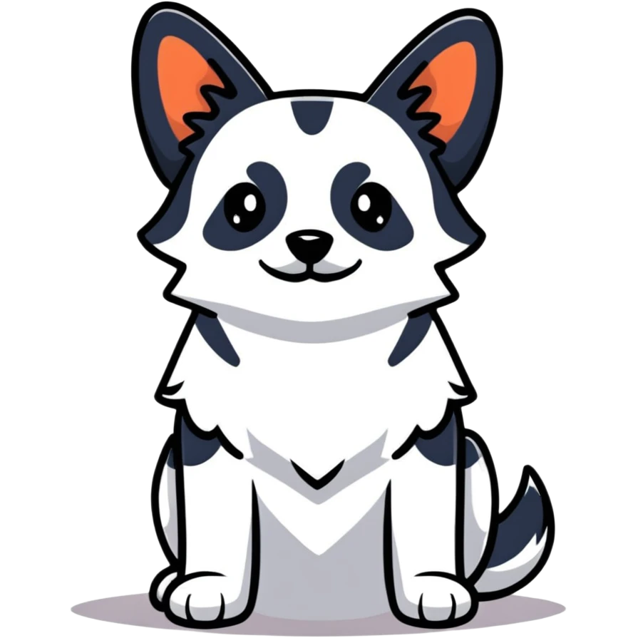 Funny dog emoji