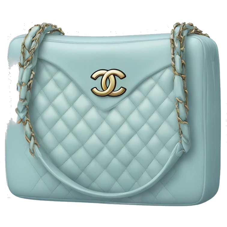 Chanel blue bag emoji