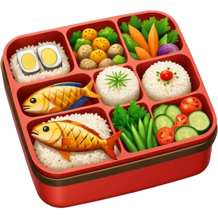 Bento box emoji