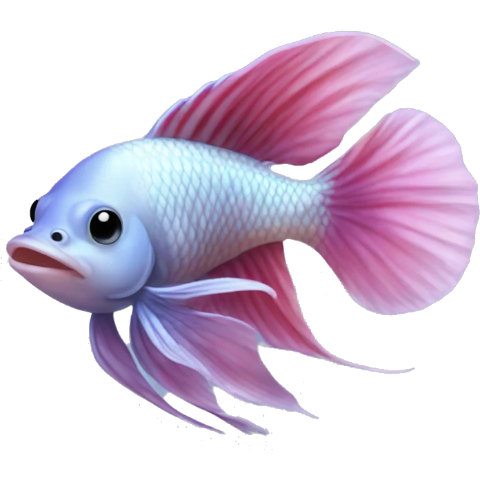 Halfmoon Dumbo betta splendens emoji