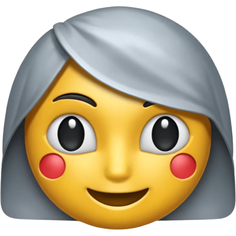 Металлический круглый значок emoji