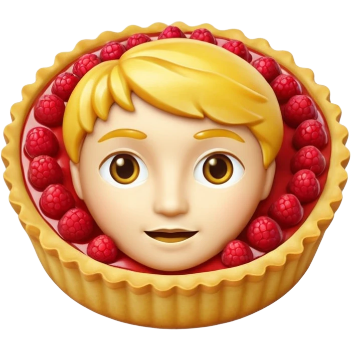 tart food in 3d memoji style emoji