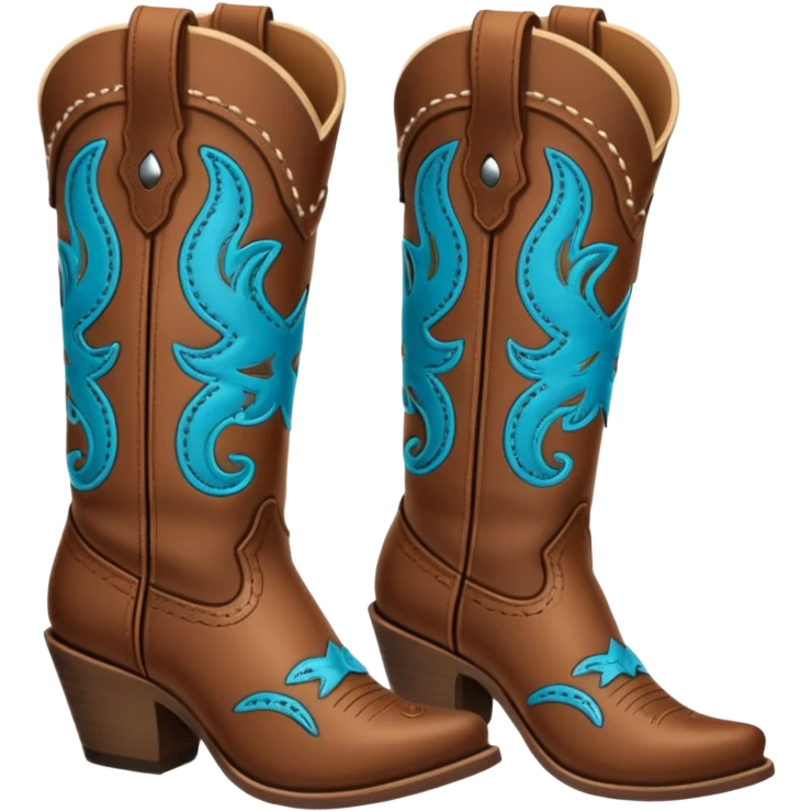 cowgirl boots  emoji