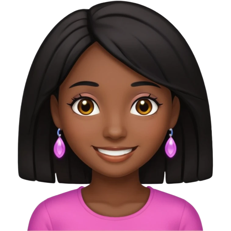 Emojis girly morena emoji