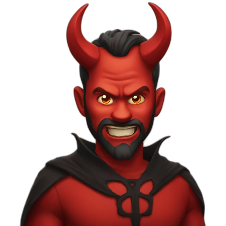Funny devils emoji