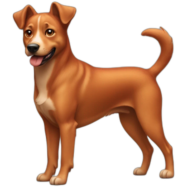 Red Dog training  emoji