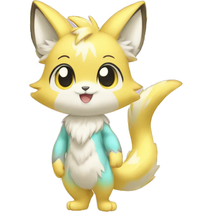 Anthro-Pastel-Fur-Sona-Chibi-Shiny-Fakémon full body emoji