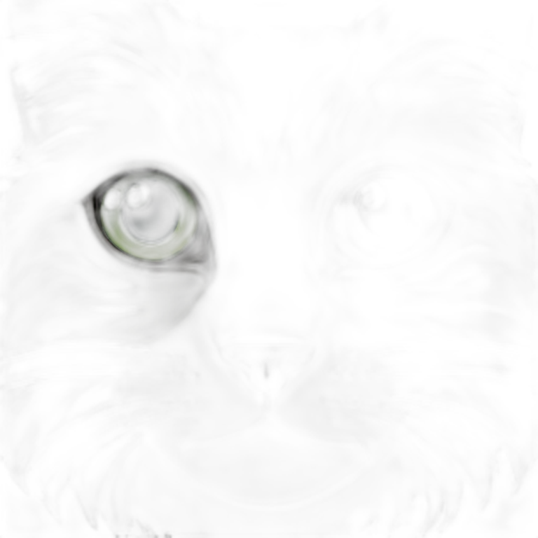 green-blue-fur-green-eyed-norwegian-forest-cat emoji