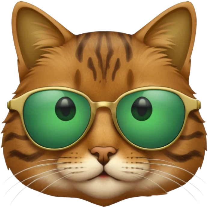 Cat wearing sunglasses emoji