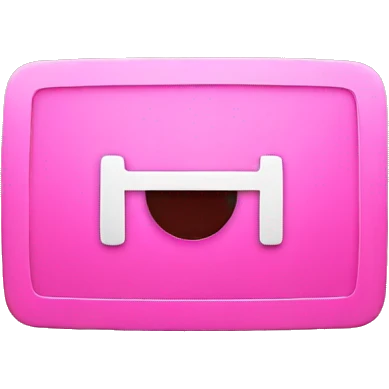 Pink Netflix sign emoji