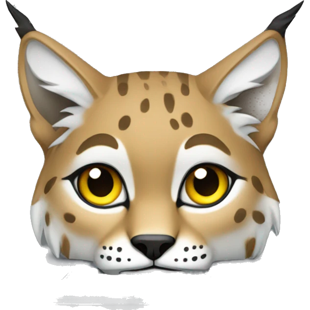 A lynx with a laptop emoji
