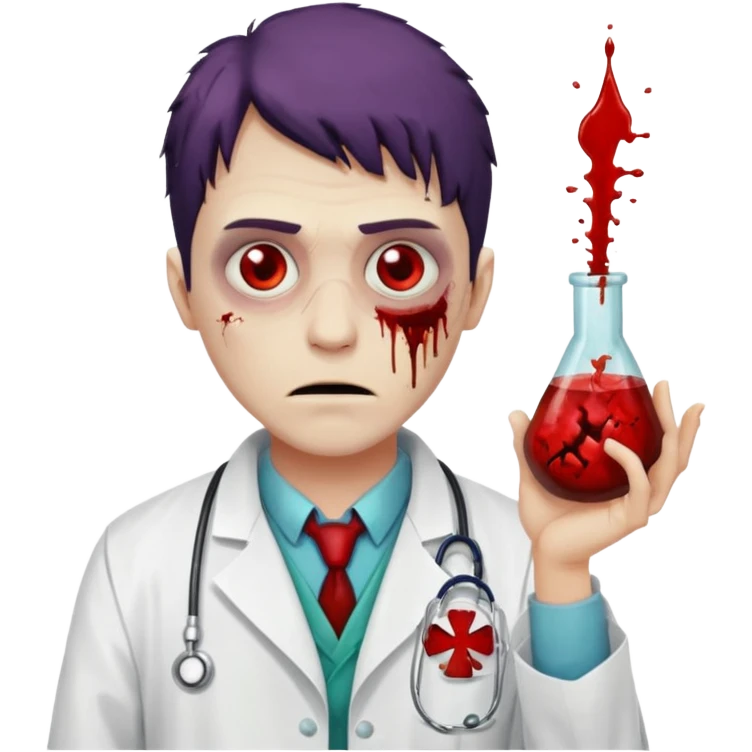 doctor zombie for men emoji