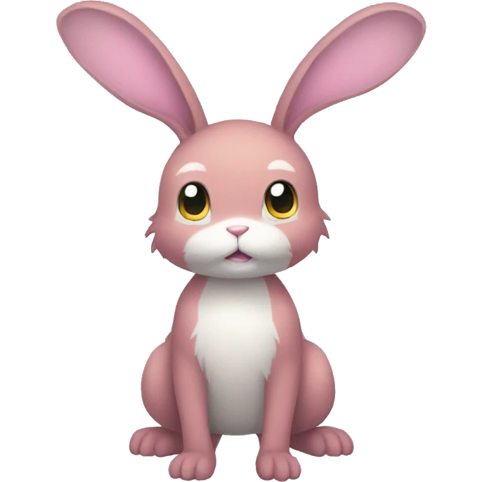 Fakemon-Bunny full body emoji