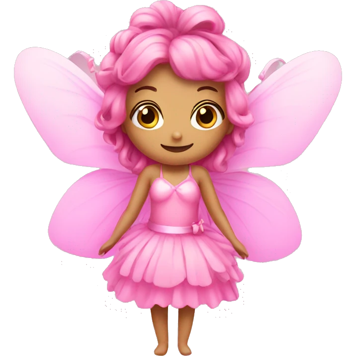 pink bow fairy emoji
