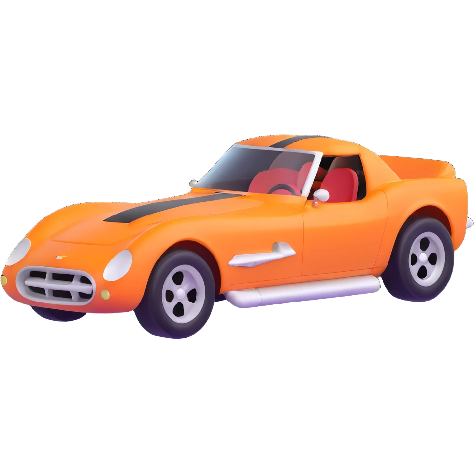 Chevrolet sports car emoji