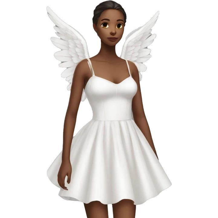angel white dress emoji