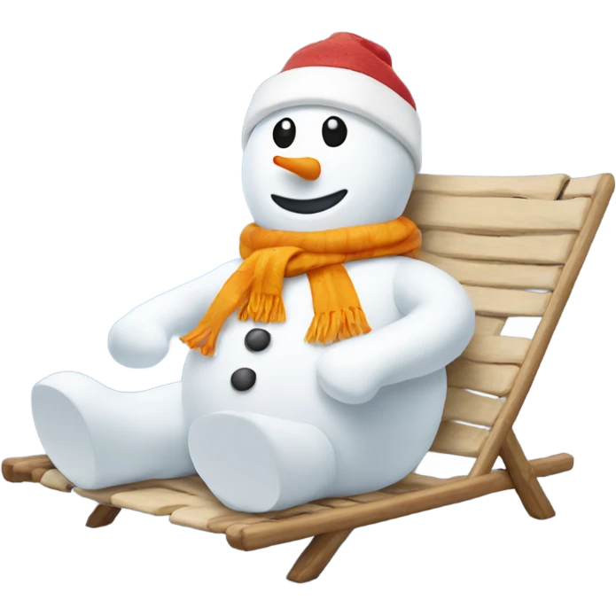 snowman tanning emoji