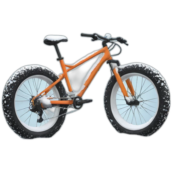 snow bike emoji