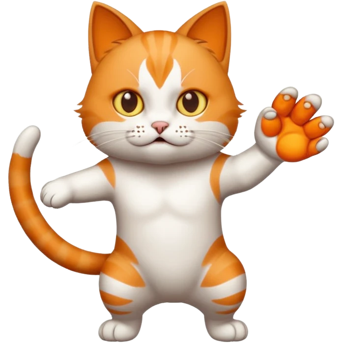 cat defeating death emoji