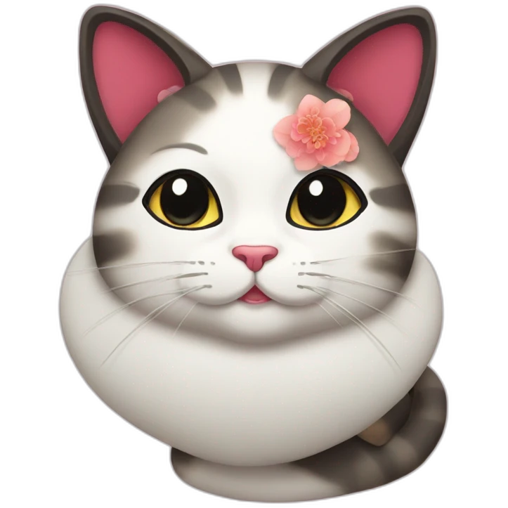 Geisha cat emoji