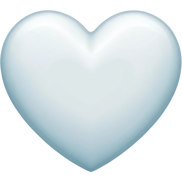 Coração branco emoji