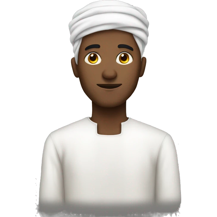  Man in thobe but with no eyes  emoji
