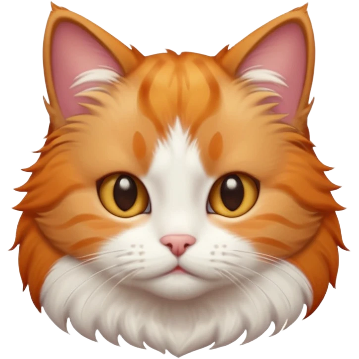 cute cat with emotional gaze emoji