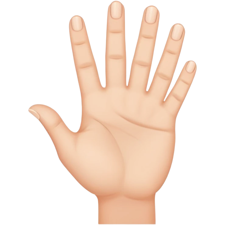 hand with fingers spread showing stop signal emoji