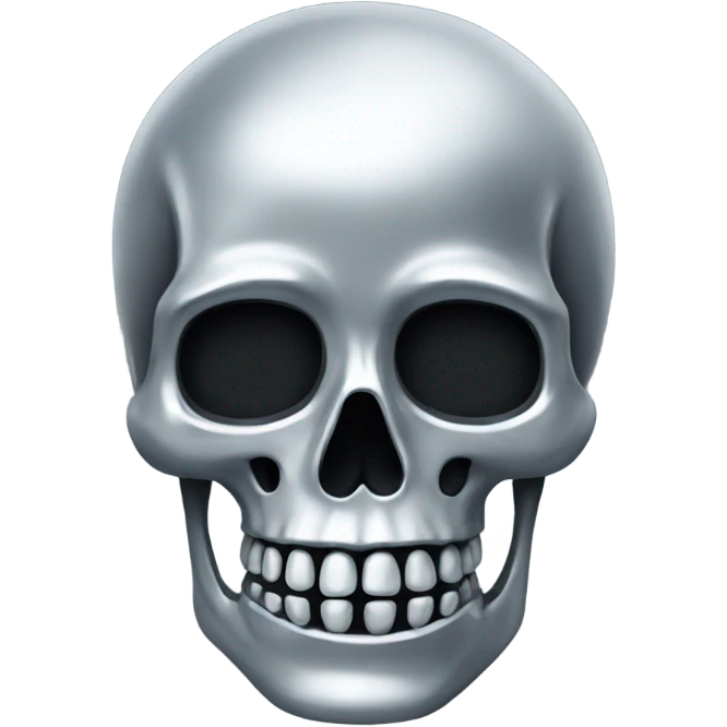 Chrome skeleton emoji