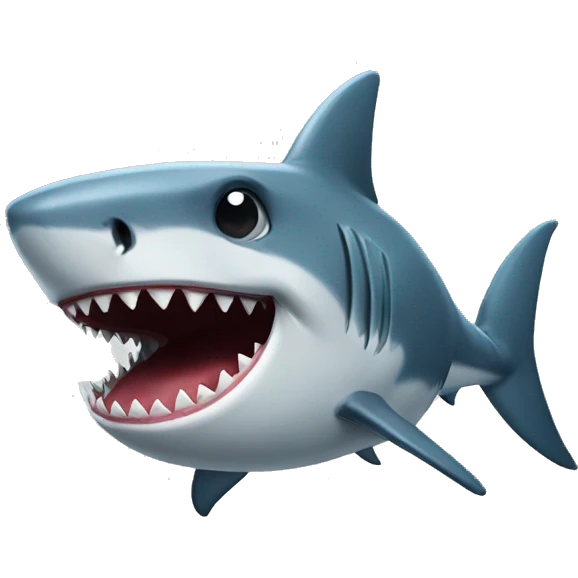 Shark dum emoji