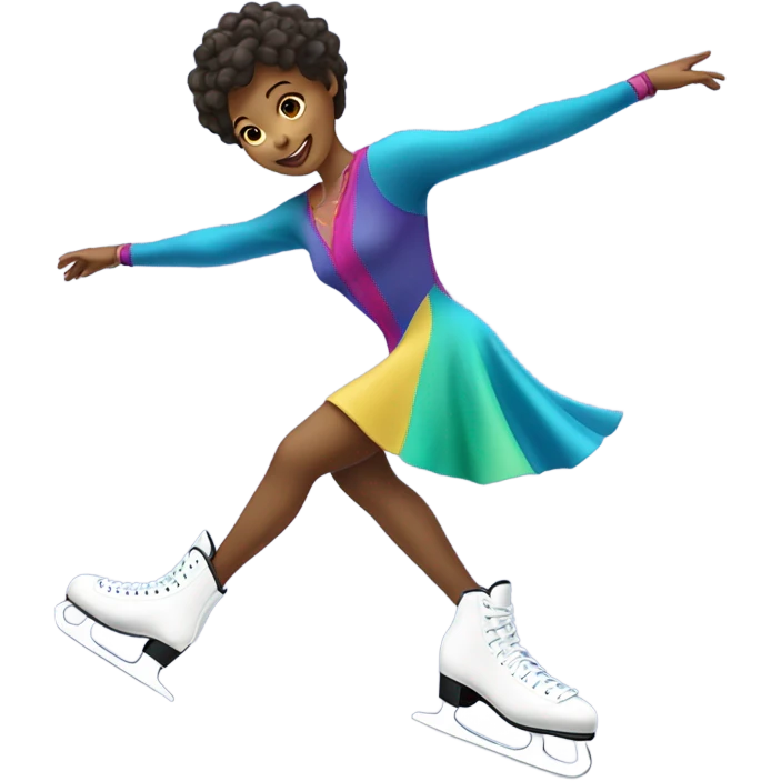 Ice skating  emoji