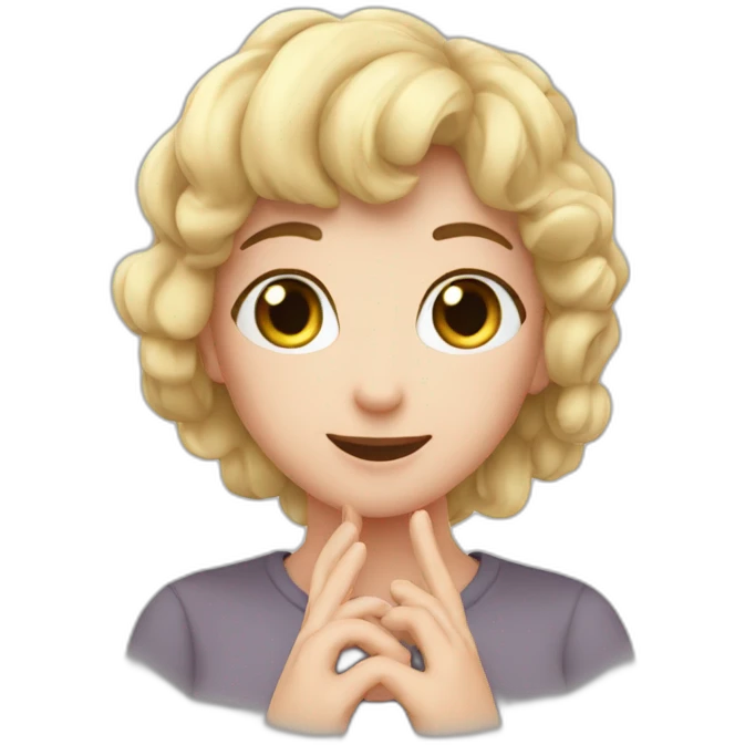 Coeur avec mes mains emoji